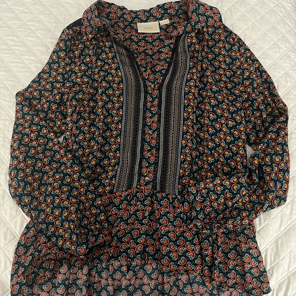 Womens long sleeve blouse by Maeve. Size 4. From store Anthropologie